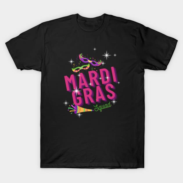 Mardi Gras squad T-Shirt by TrippleTee_Sirill